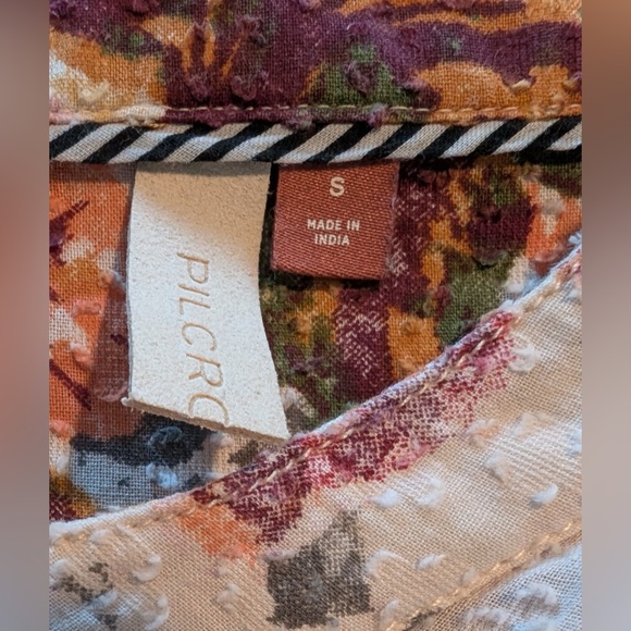 Pilcro Anthropologie Cropped Surf Blouse Size Small - Picture 5 of 9